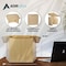 Adiroffice Wood Foldable, Portable Tabletop Podium Lectern in Medium Oak ADI661-05-MEO-MK - alternate 7
